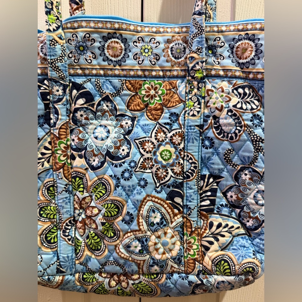Vera Bradley Bali Blue Betsy purse/bag Retired Vintage - Picture 3 of 5